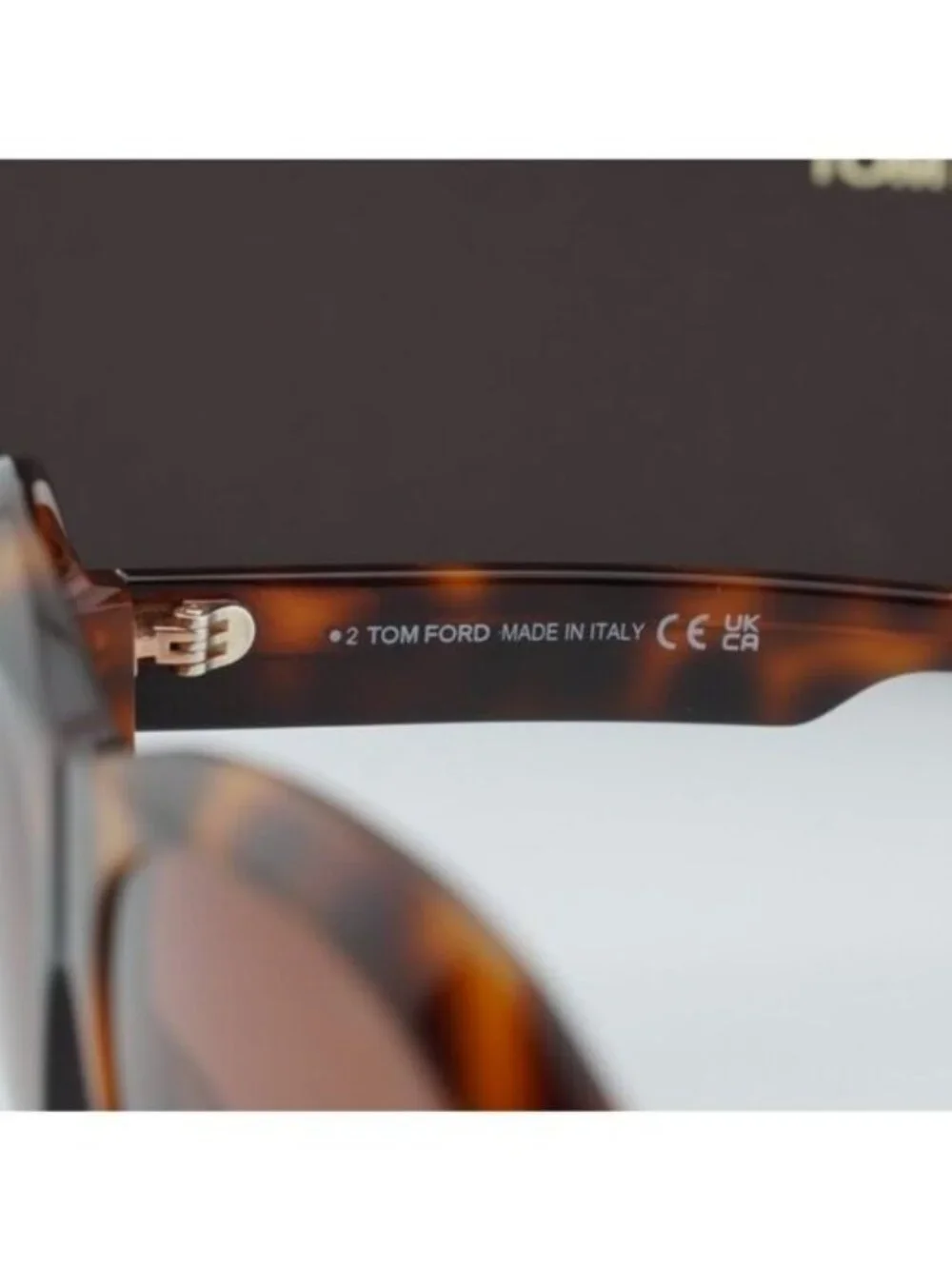 Tom Ford FT1113 53T Inger Geometric Sunglasses - Blonde Havana/Bordeaux